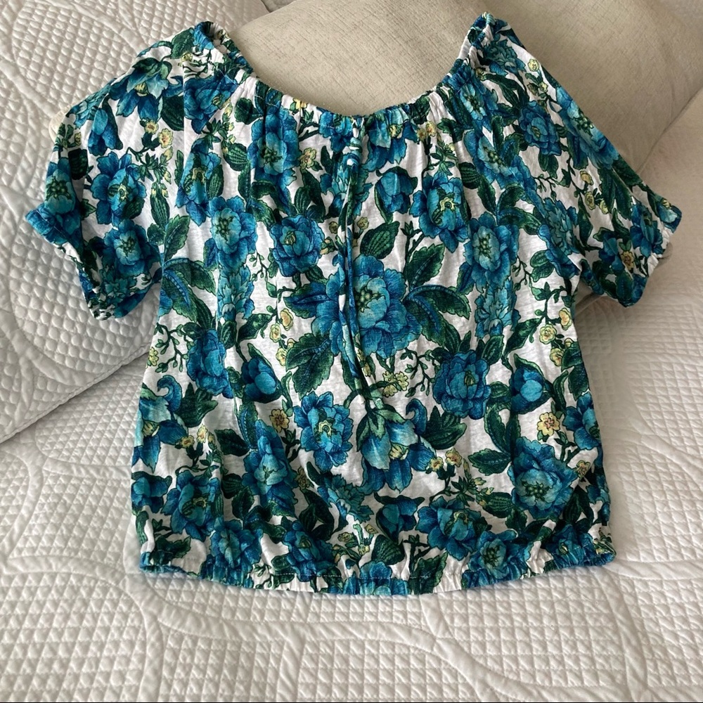 LOFT Floral Blouse